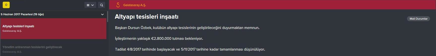  FM 2016 Galatasaray Kariyeri  -Yine yeniden- (3. sezon basladi)