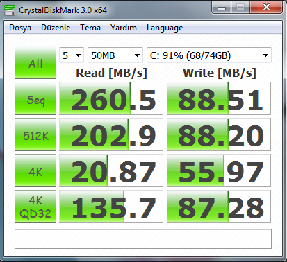  İntel x25-m G2 80 GB 2.5 Solid State Disk İncelemesi