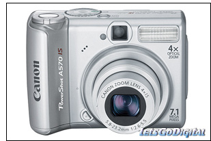 CANON 2007 MODEL FOTOĞRAF MAKİNALARINI TANITTI! A550 A560 A570 ...