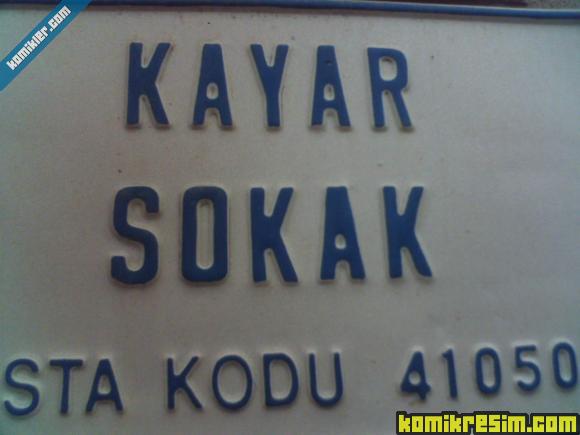  En sevdiğiniz sokak ismi