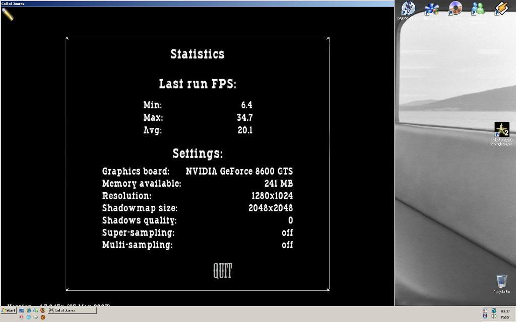  XFX - 8600GTS XXX ED  3dmark ve oc değerleri
