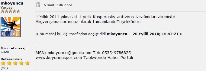  SIFIR YASAL ANTİVİRÜS LİSANS KEYLERİ %70 indirimli(Stoklarla sınırlı)