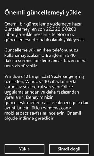  Windows 10 Mobile Güncellemesi Resmi Olarak Başladı