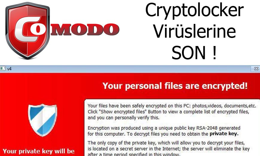  Cryptolocker (dosya şifreleme) virüsüne karşı %100 Çözüm !