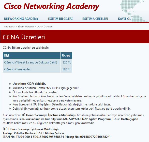  CCNA sertifikası almak