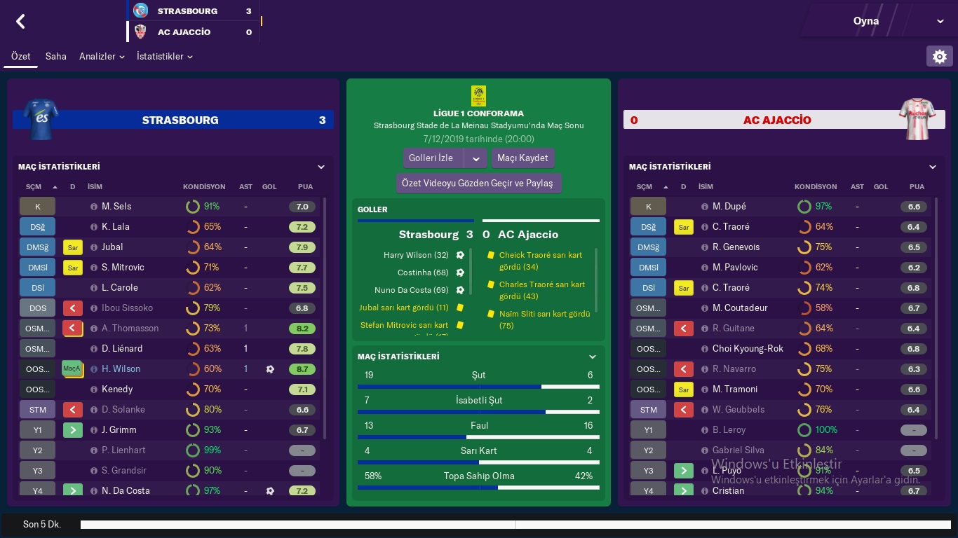 FM 2019 & STRASBOURG & 2.SEZON ŞAMPİYON OLDUK MU?  & MUHAMMET AKYILDIZ