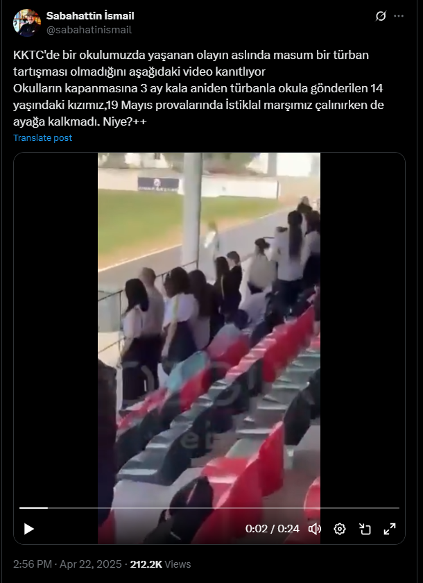 İslamcıların, Kıbrıs üzerinden türban kumpası da bir bir deşifre oluyor!
