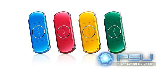  Japonya'ya Rengarenk Yeni PSP'ler Geliyor !!