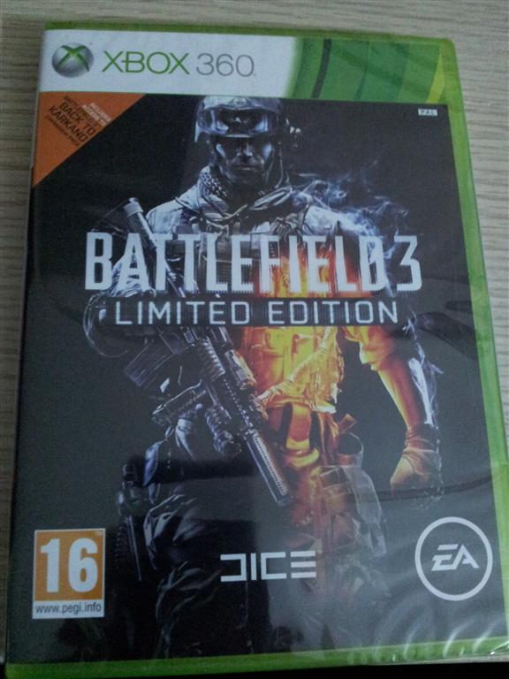  SATILIK  Battlefield 3 Limited Edition Sıfır Jelatinli Aynı Gün Kargo
