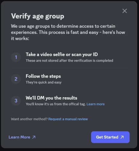 Discord, yaş doğrulama için yüz tarama testlerine başladı