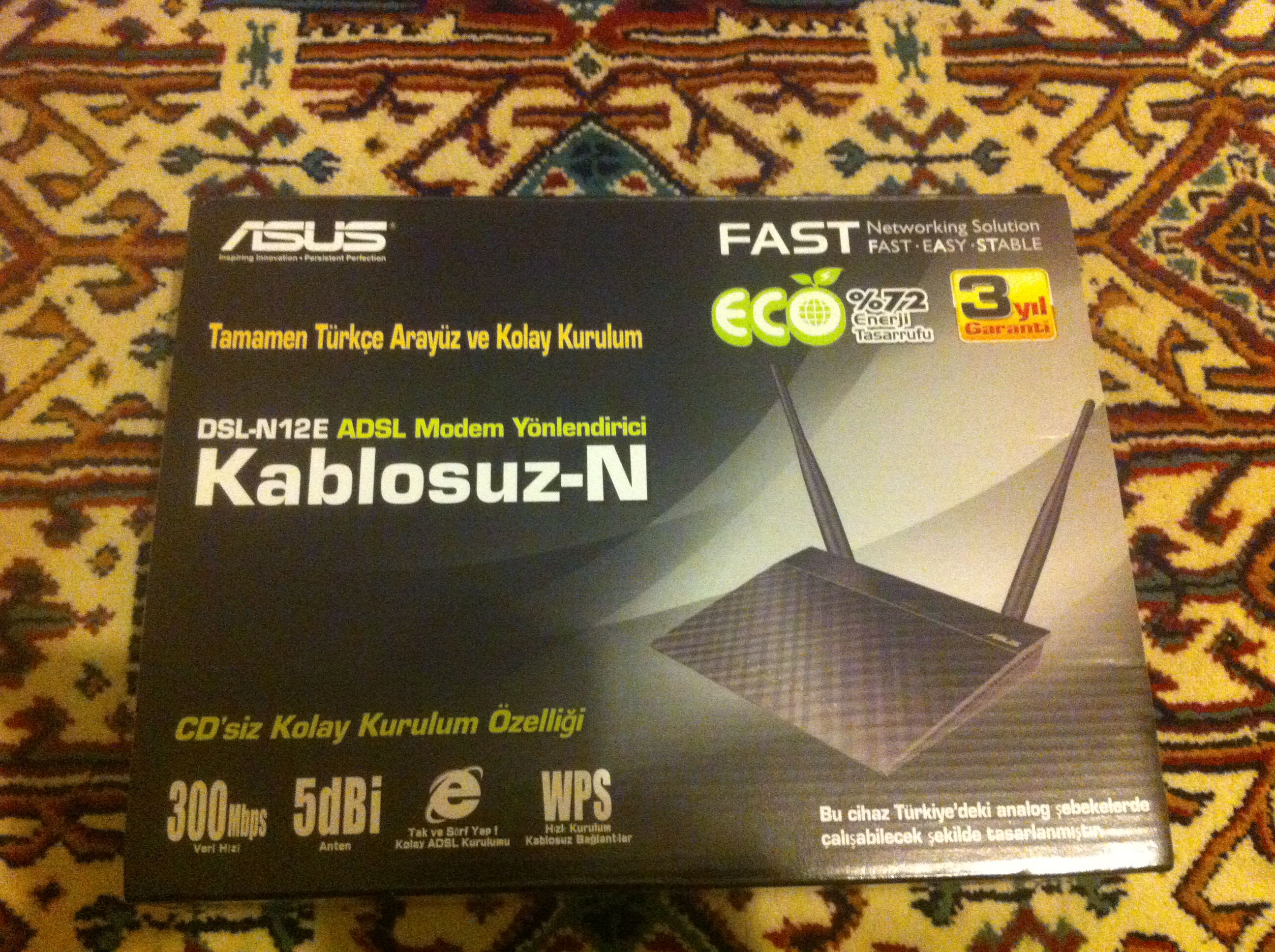  Asus DSL-N12E 300 mbps Sıfır Ayarında modem