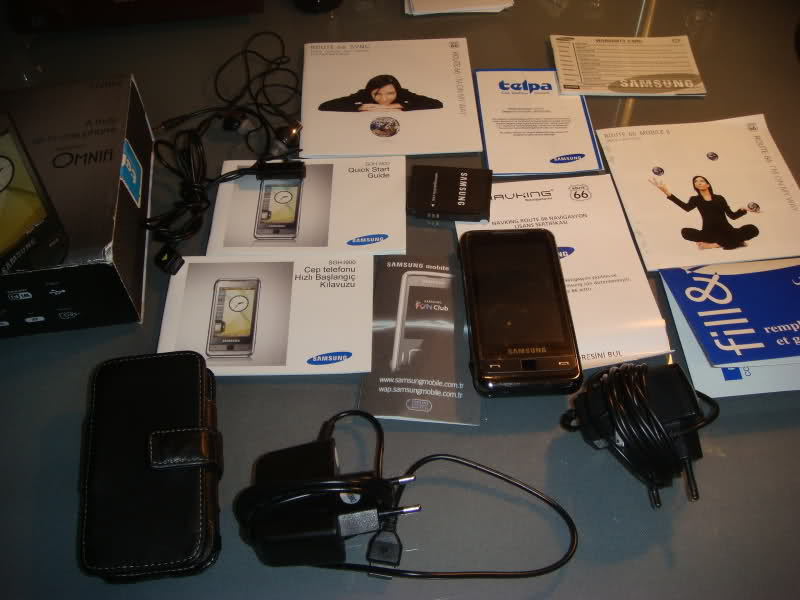  SAMSUNG i900 OMNIA 16GB//FULL KUTU İÇERİĞİ+GARANTILI+CEPKASK+EKSTRA AKSESESUAR//