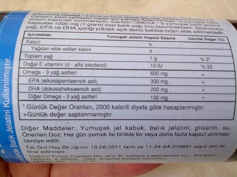  Omega 3 Balık Yağı/Şurup - Kalp ve Beyin Sağlığı