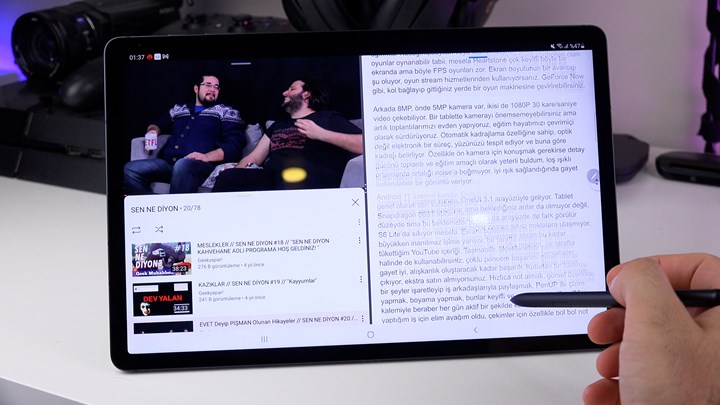 LTE'li Android tablet, peki mantıklı mı? “Samsung Galaxy Tab S7 FE incelemesi“