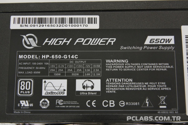  High Power 650W Moduler Psu - Referans Ilani