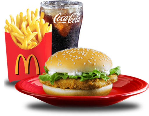 McDonald's//McChicken Menü.