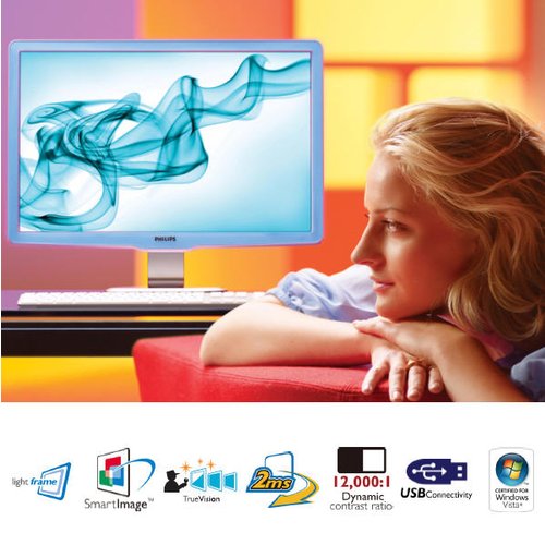  Sadece gözleriniz için Philips 22' 220X1 LCD Lightframe Beyaz