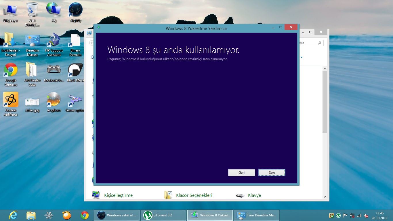  Windows 8 Pro 29 lira(Orijinal keyi olmayanlar için bitti) Keyi olmayanlar için 79 lira