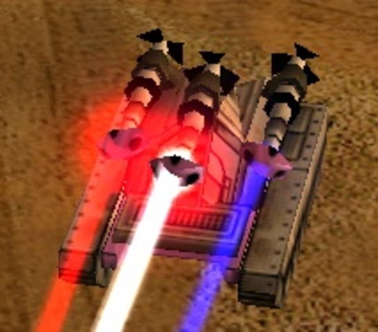 propel radio-controlled large battling laser tanks 2-pack