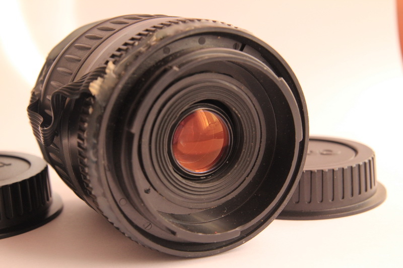 Macro fotoğraf için modifiye edilmiş Canon 18-55 lens
