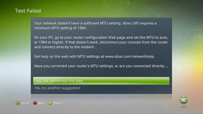  Xbox Live'da MTU Hatası Hk.