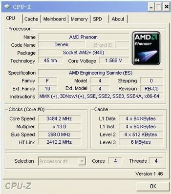  ## AMD Phenom 9950 ile 4GHz'in Üzerine Çıkıldı ##