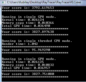  Yeni Benchmark Programı - Cuda RayTracer