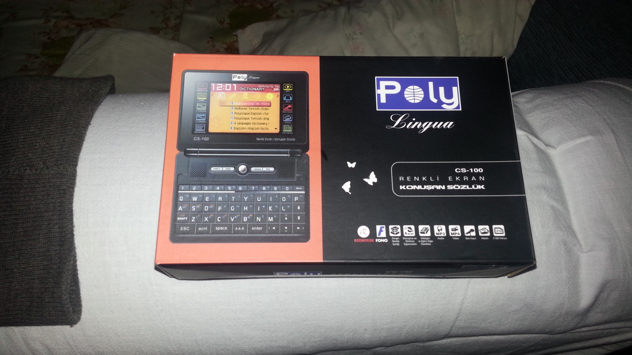  Poly Lingua Cs-100 Renkli Ekran Elektronik Sözlük