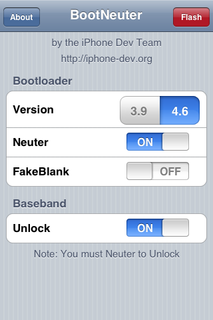  Dünyaya inanmamak ve ZiPhone ile 3.9'a düşürülen BootLoader'ı 4.6'ya yükseltmeye çalışmak