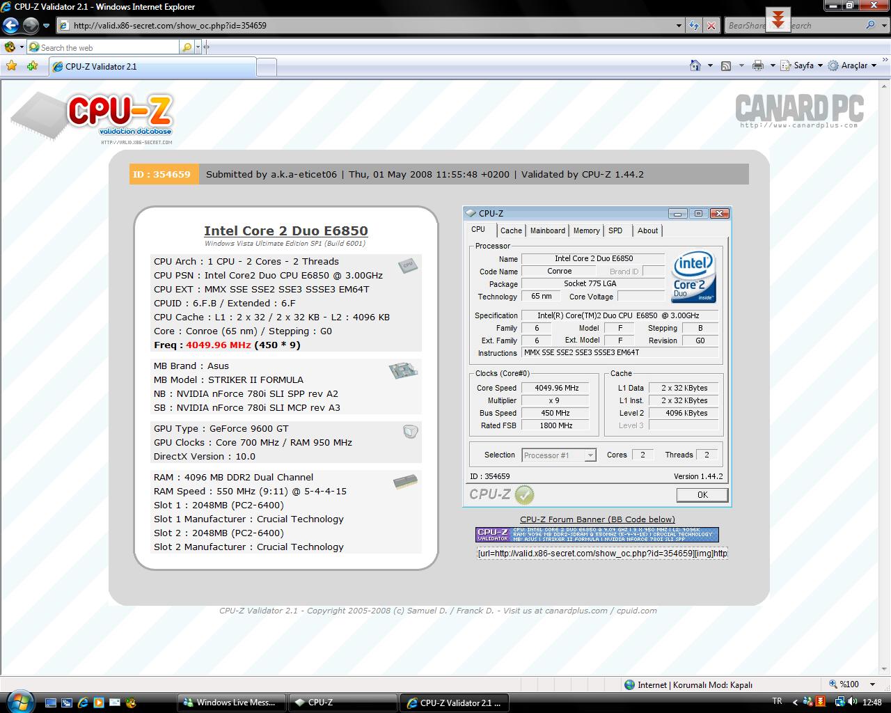  en sonunda 4 ghz bende gordum olsemde gam yemem :)