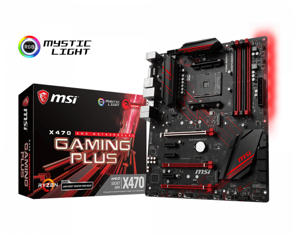 942 TL MSI X470 GAMING PLUS AM4 AMD Ryzen™ DDR4 3466MHz (OC) USB3.1 Anakart