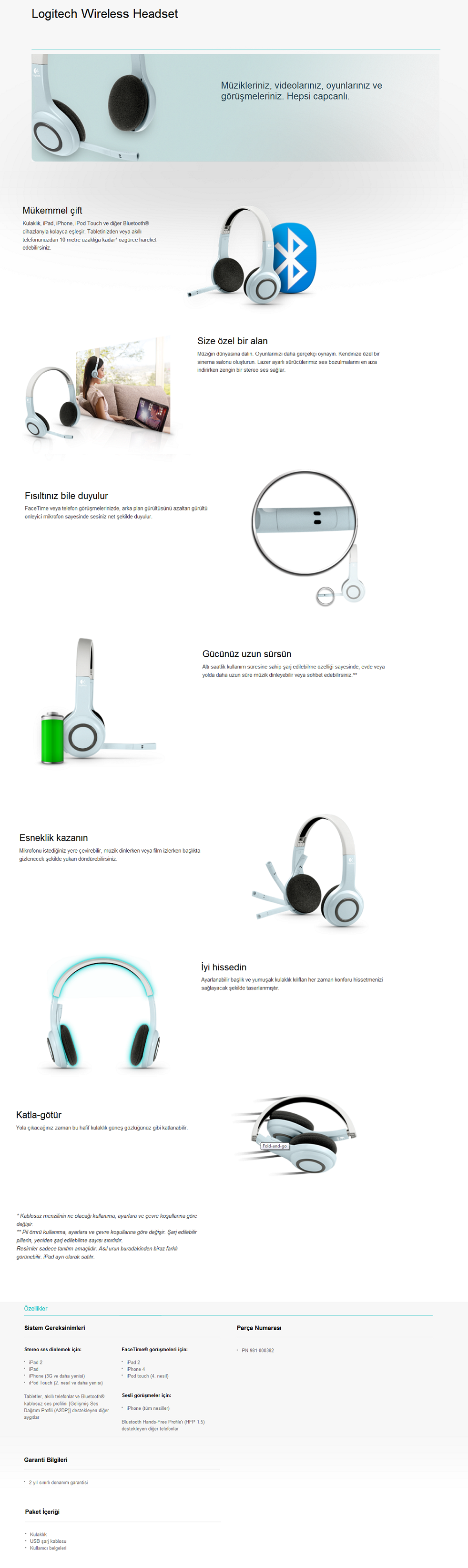 Logitech H609 Bluetooth Kafa Üstü Kulaklık 194₺>70₺ (Amazon 174₺)