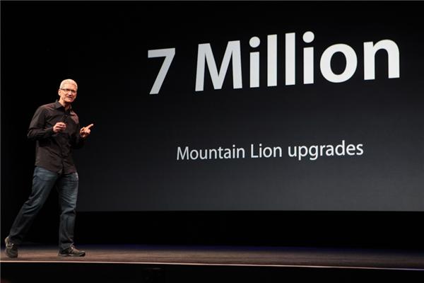 Apple 7 milyon Mountain Lion kopyası sattı