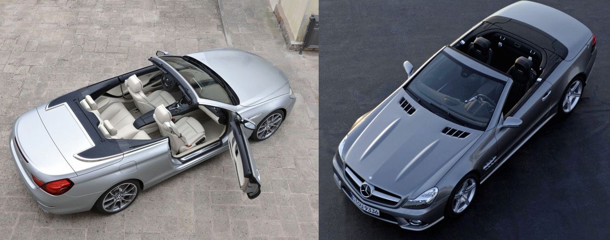  HD Fotoğraflarla BMW6 Cabrio Mercedes SL'e karşı