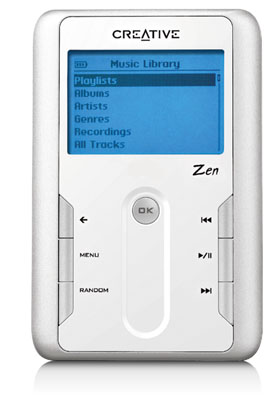  Satılık  Takaslık CREATIVE JUKEBOX ZEN TOUCH 20GB MP3 PLAYER 170 ytl