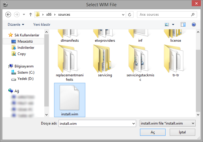  Windows 7 SP1 Hepsi Bir Arada (All In One/AIO) ISO & USB Bellek Hazırlama