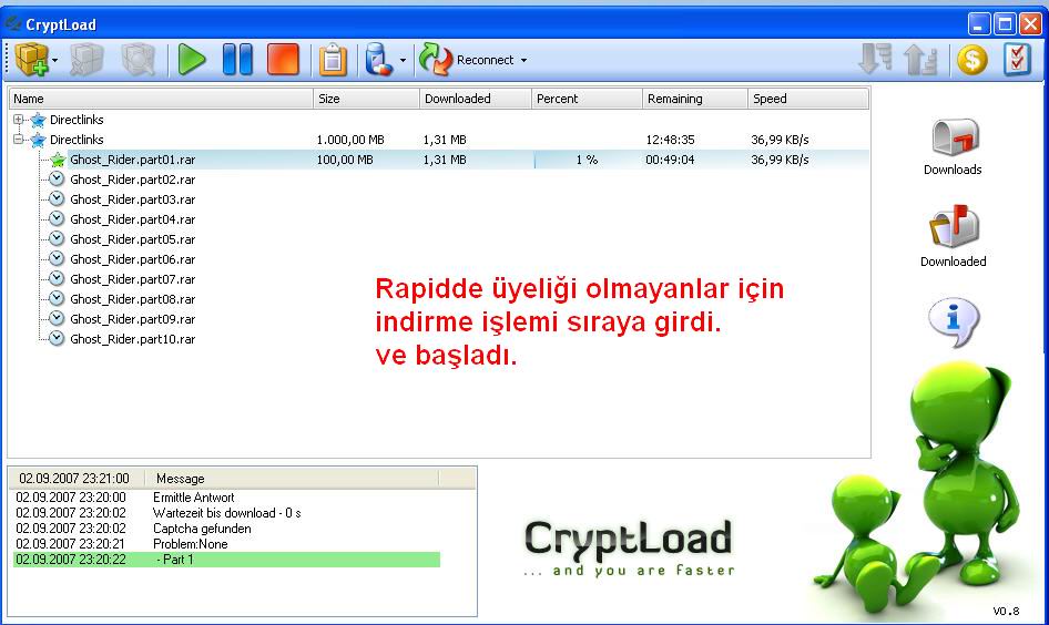  Cryptload Programının Kullanımı Resimli