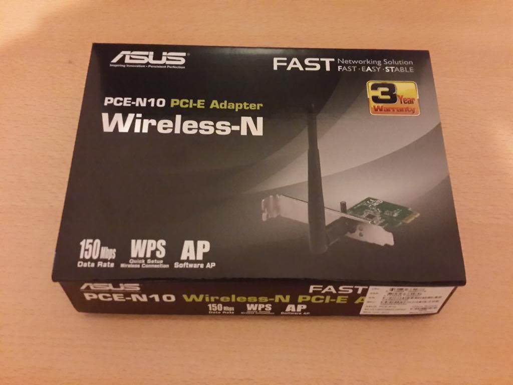  ASUS PCE-N10 Wireless PCI Express Adapter