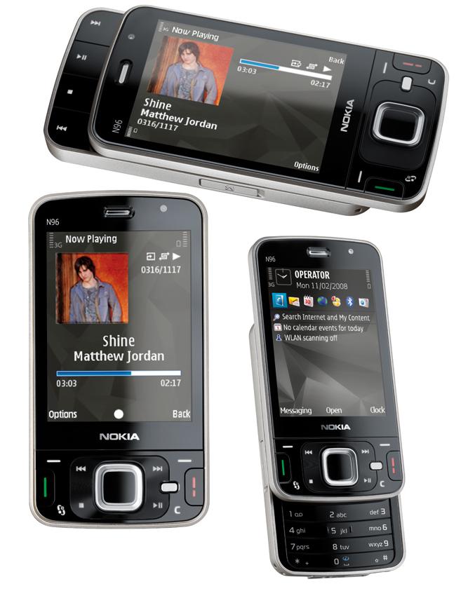  NOKİA N96 (5MP)(Wİ-Fİ)(GPS)(3G)(16GB)GÖRÜNTÜLÜ KONUŞMA 350 TL