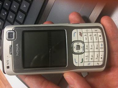 Blackbery 8120 ile takaslık N70