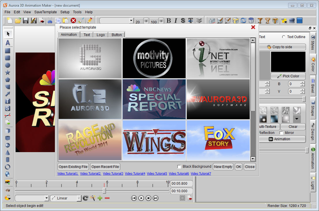  Aurora 3D Animation Maker 14.08.27