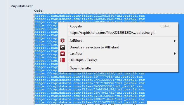  alldebrid i nasıl internet download managerla senkronize ederim?