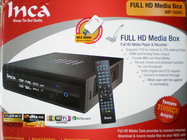  Inca Live Record IMP-56HD MKV 7.1 DTS Wireless