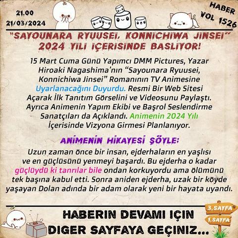 Animeli Günler Haber (AnimeSeverler)📰