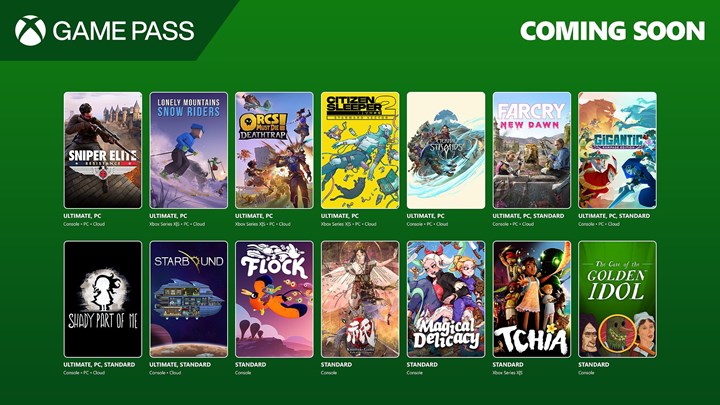 Ocak 2025 ikinci yarısında Xbox Game Pass'e eklenecek oyunlar belli oldu