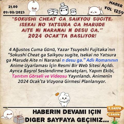 Animeli Günler Haber (AnimeSeverler)📰