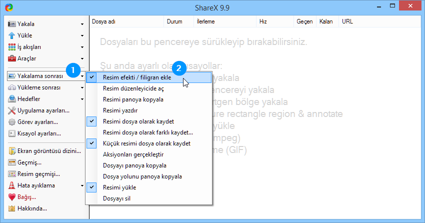  ShareX - Gelişmiş ekran görüntüsü alma ve paylaşma programı