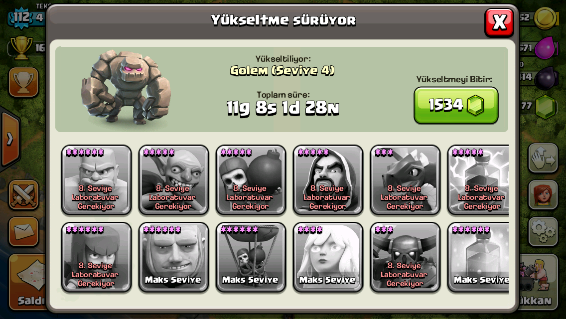  113 lvl TH9 savunma ve lab full köy