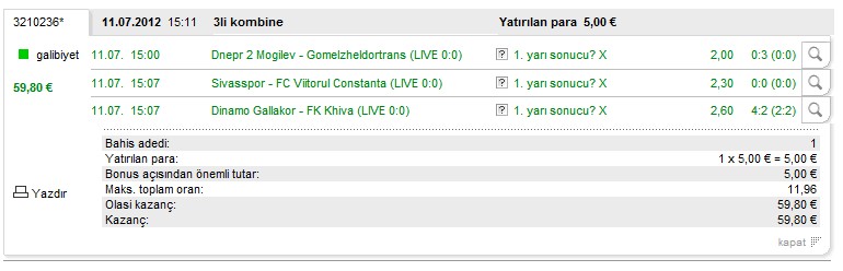  Iddaa´nin sifresini cözdüm