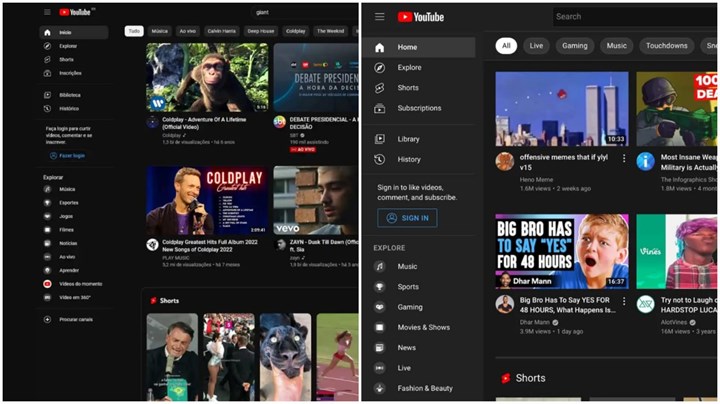 YouTube'a siyah koyu tema geliyor: İşte Ana Sayfa akışınıza gelen yeni özellikler